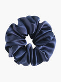 SilkSilky-AU 19Momme Pure Silk Scrunchie DarkBlue 003