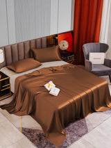 [Coffee] SilkSilky-AU 22Momme Bedding Set 002