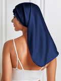 SilkSilky AU Pure Silk Sleep Cap DarkBlue 006