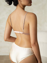 [Pale Mauve] SilkSilky-AU Silk Jersey Bra 002
