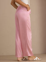 [Pink Pinstripe] SilkSilky-AU Womens Pants 002