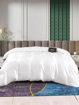 [White] SilkSilky-AU 25Momme Duvet Covers 003