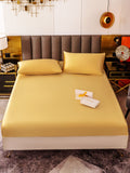 SilkSilky AU 19Momme Pure Silk Bedding Set Champagne 002