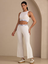 [White] SilkSilky-AU Womens Pants 006