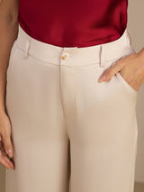 [Beige] SilkSilky-AU Womens Pants 004