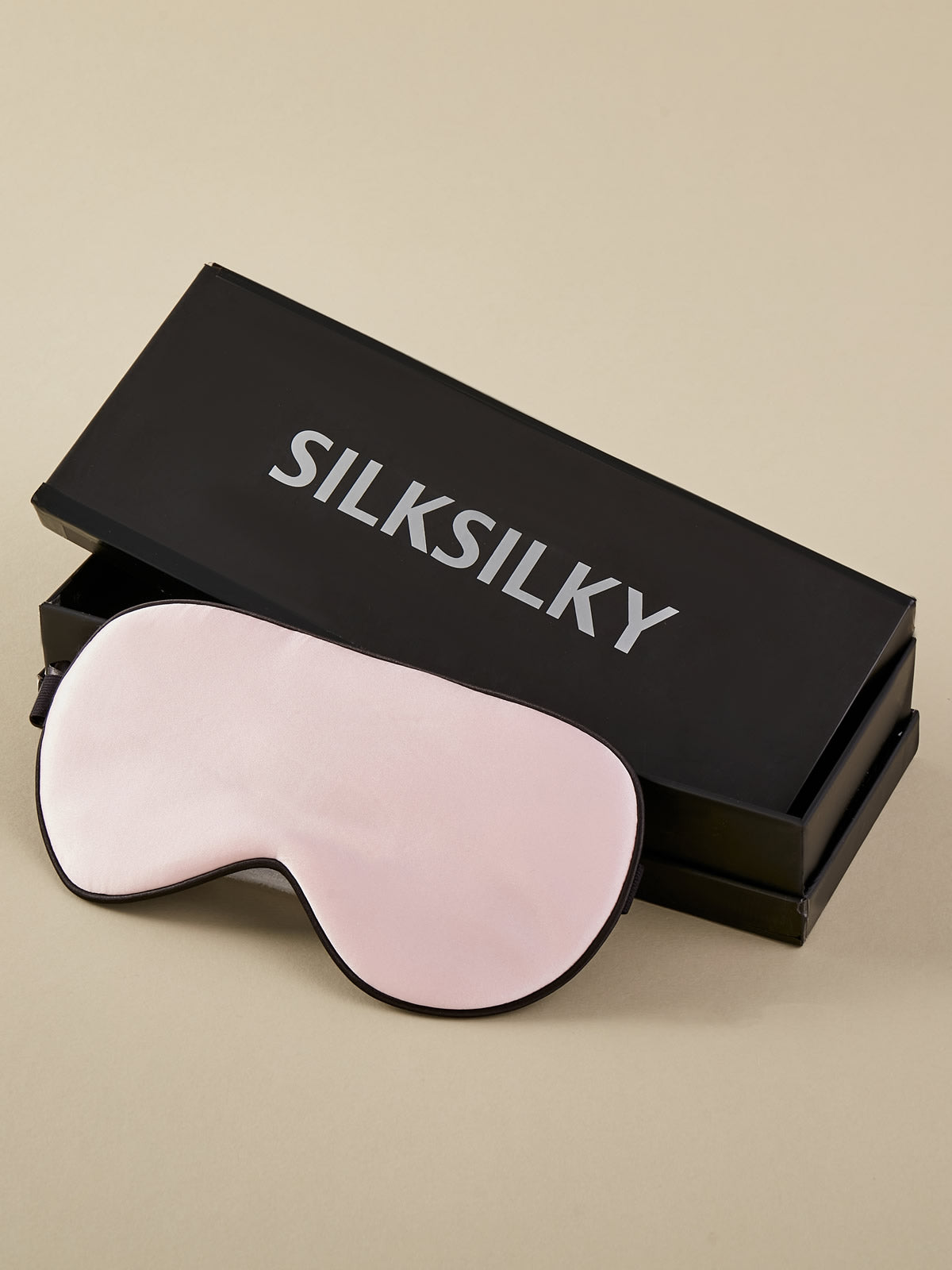 SilkSilky AU 19Momme Pure Silk Eye Mask Pink 001