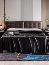 [Black] SilkSilky-AU 22Momme Sheet 001