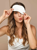 SilkSilky AU 19Momme Pure Silk Eye Mask White 003