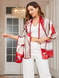 SilkSilky AU Pure Silk Scarf Wine 001