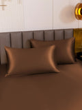 SilkSilky-AU 19Momme Pure Silk Pillowcase Coffee 001