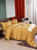 SilkSilky AU 25Momme Pure Silk Bedding Set Champagne 004