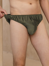 [Green] SilkSilky-AU Mens Underwear 004