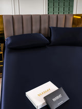 [Dark Blue] SilkSilky-AU 25Momme Bedding Set 005