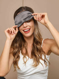 SilkSilky-AU 19Momme Pure Silk Eye Mask DarkGray 001