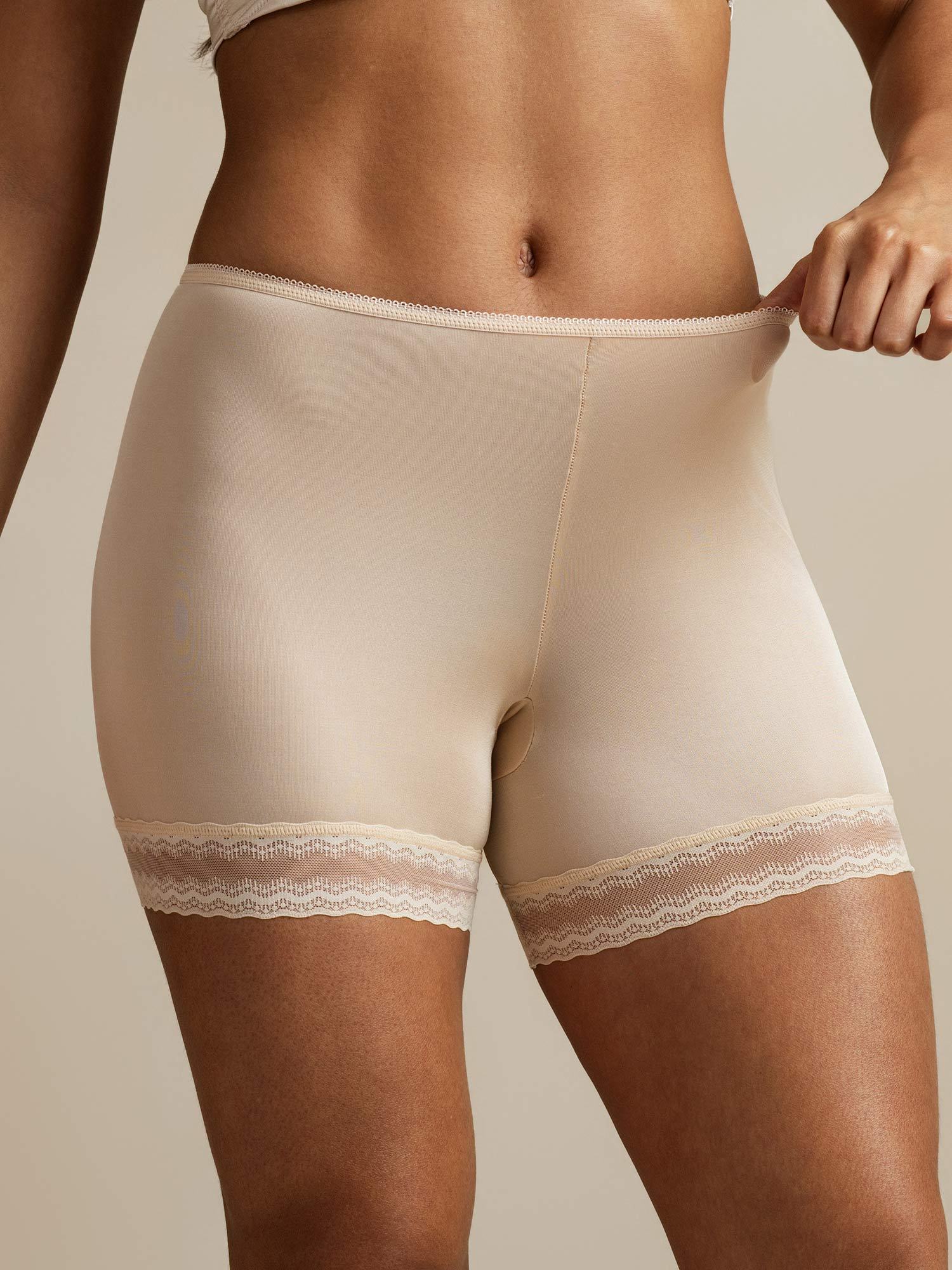 [Beige] SilkSilky-AU Pure Silk Panty 006,
