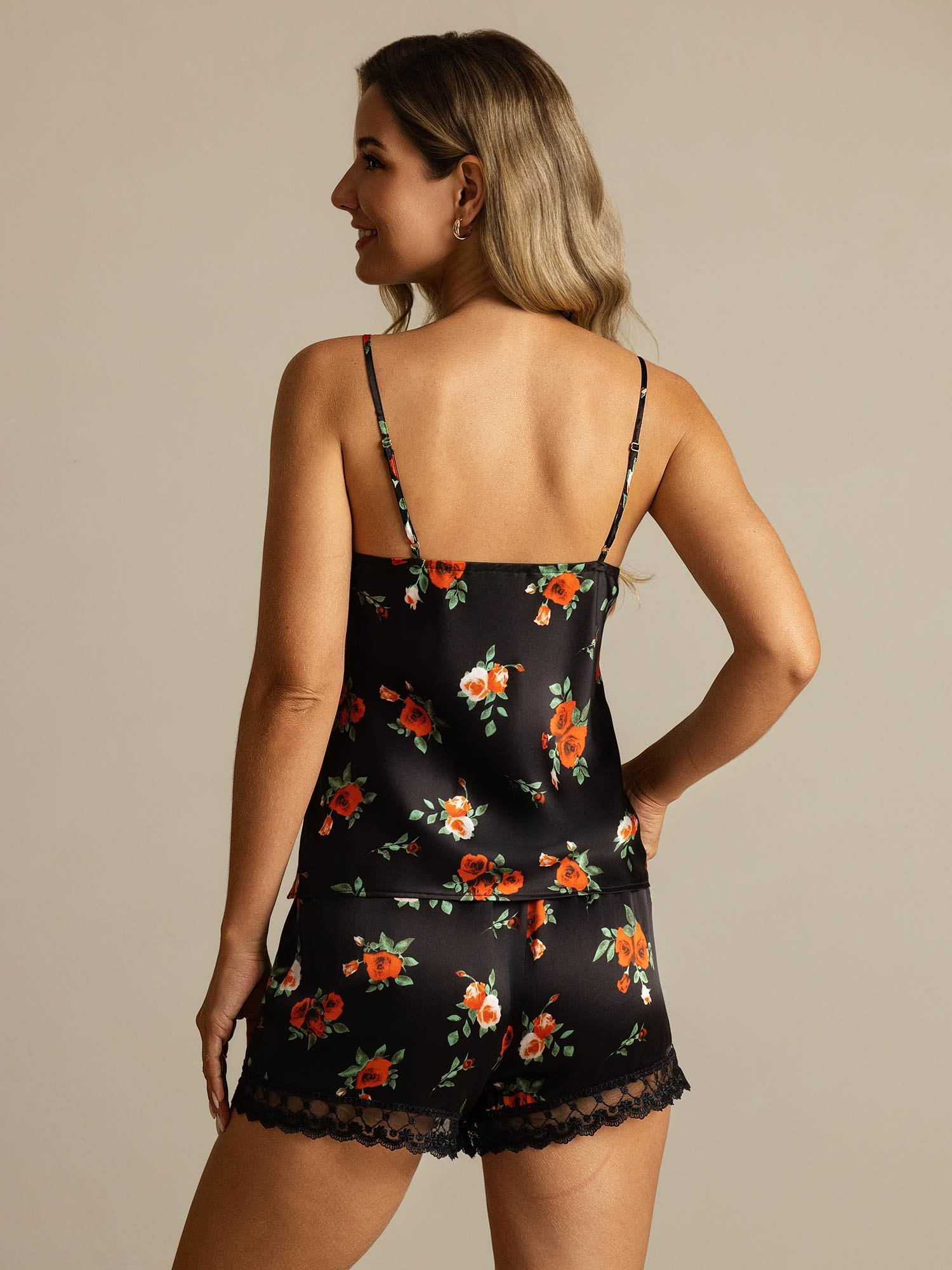 [BlackRose] SilkSilky-AU Pure Silk Camisole Set 002