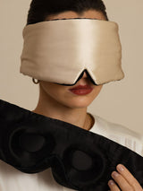 [Champagne] SilkSilky-AU Sleep Mask 002