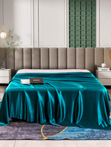 [Teal] SilkSilky-AU 25Momme Sheet 002