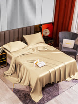 [Beige] SilkSilky-AU 22Momme Pure Silk Bedding Set 002,