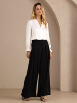 [Black] SilkSilky-AU Women's Pants 003