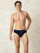 [DarkBlue] SilkSilky-AU Pure Silk Mens Underwear 004