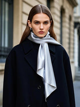 [Light Gray] SilkSilky-AU Scarf 001