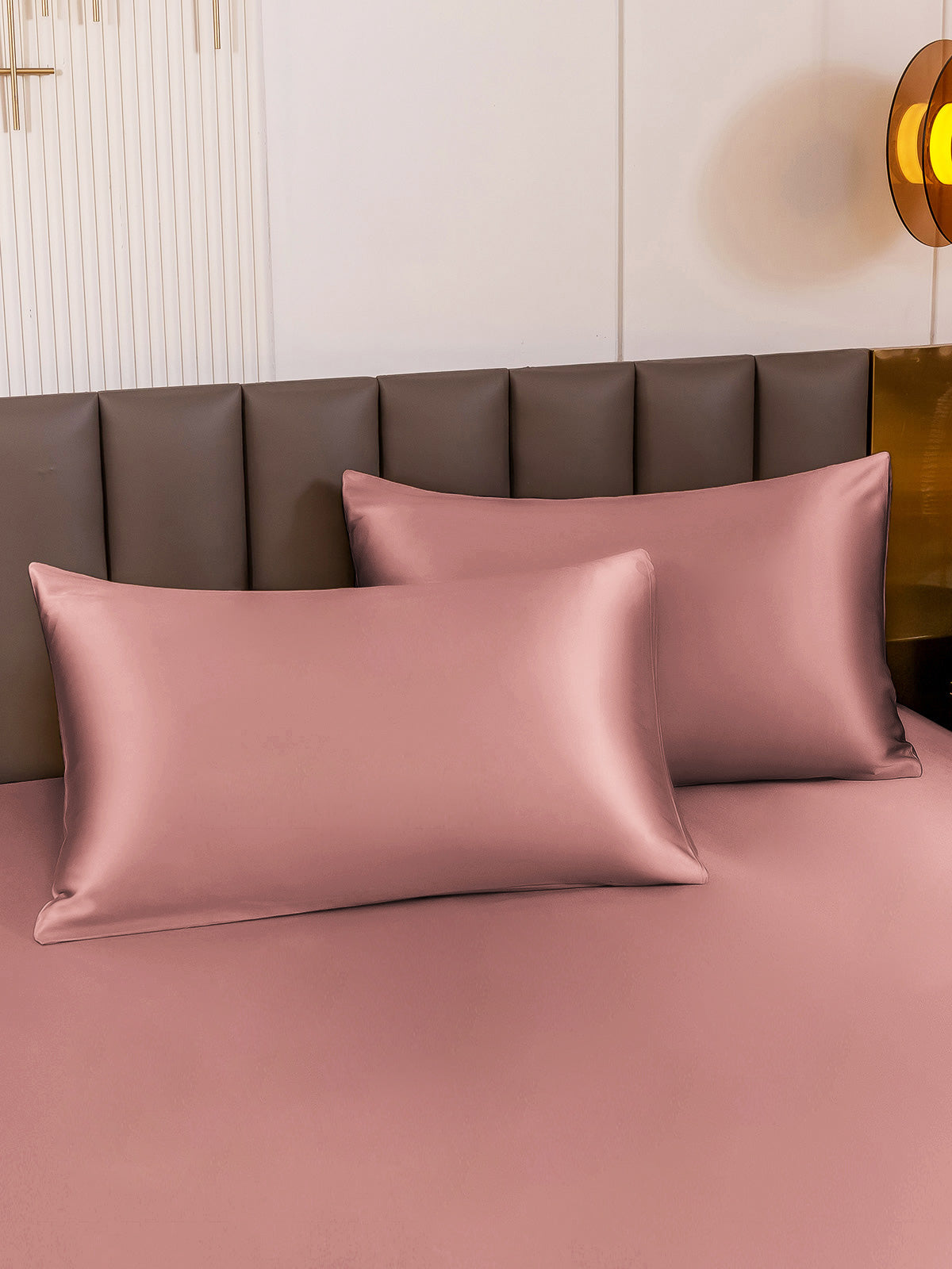 SilkSilky-AU 30Momme Pure Silk Pillowcase PaleMauve 001