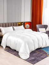 [White] SilkSilky-AU 22Momme Bedding Set 002