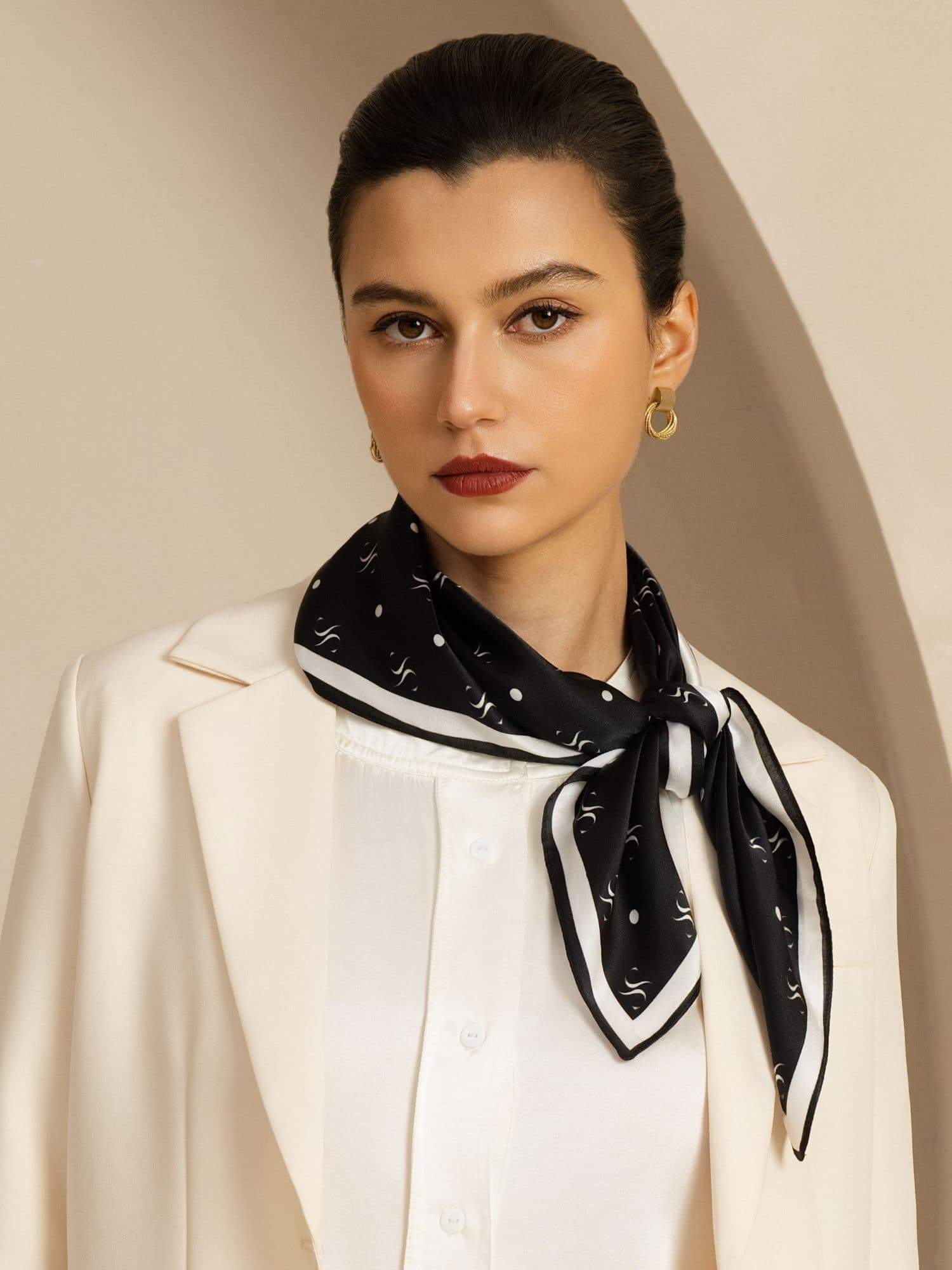 [P105] SilkSilky-AU Pure Silk Scarf 002