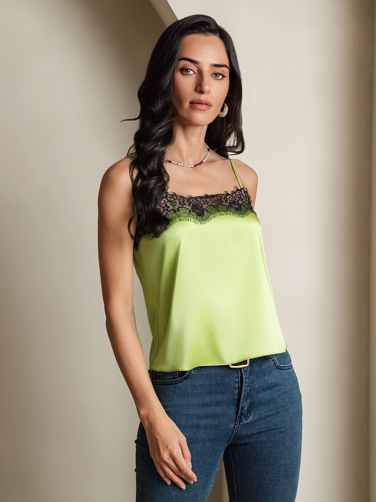 [Mint Green] SilkSilky-AU 19Momme Silk Camisoles 004