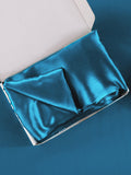 SilkSilky-AU 19Momme Pure Silk Pillowcase Teal 005