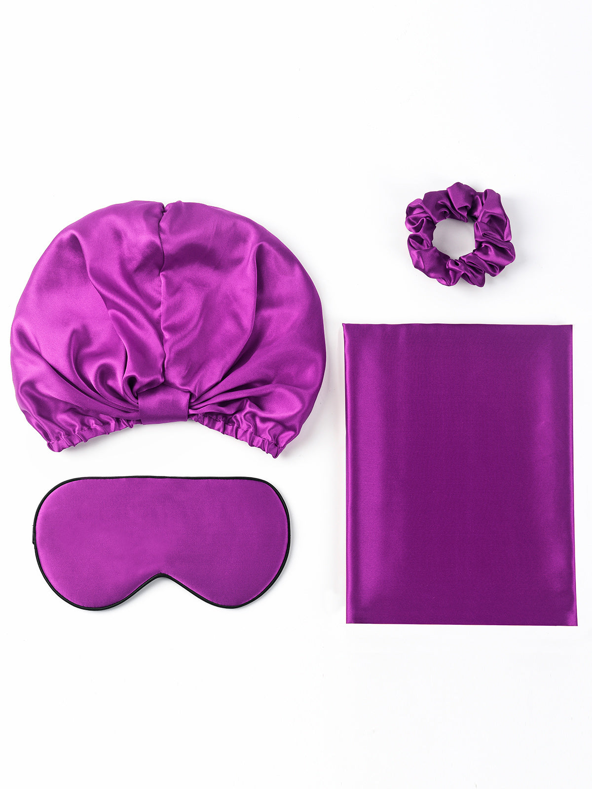 SilkSilky AU 19Momme Pure Silk Pillowcase Set Purple 005