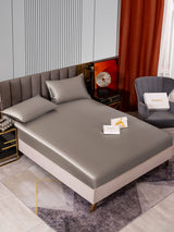 [Gray] SilkSilky-AU 22Momme Bedding Set 002