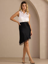 [Black] SilkSilky-AU Skirt 008