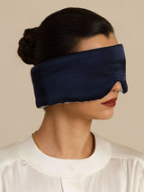 [DarkBlue+LightBlue] SilkSilky-AU Sleep Mask 002
