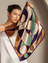 [P104] SilkSilky-AU Pure Silk Scarf 004,