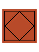 [Orange Square] SilkSilky-AU Scarf 001