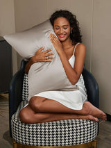 [Gray] SilkSilky-AU 22Momme Pure Silk Pillowcase 002