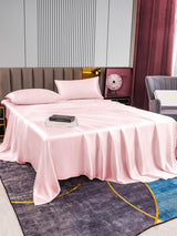 [Pink] SilkSilky-AU 22Momme Pure Silk Bedding Set 005,