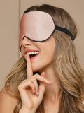 SilkSilky AU 19Momme Pure Silk Eye Mask Pink 006