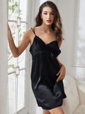 Pure Silk Sleeveless Criss Cross Backless Nightgown