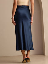 [Dark Blue] SilkSilky-AU Skirt 002