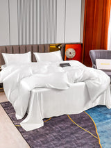 [White] SilkSilky-AU 22Momme Bedding Set 004