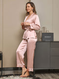 SilkSilky-AU-Pure-Silk-Long-Sleeve-Lapel-Women's-Pyjamas-Pink-005