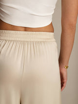 [Beige] SilkSilky-AU Women's Pants 005