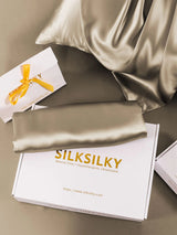 [Khaki] SilkSilky-AU 19Momme Pure Silk Pillowcase 006