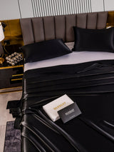 [Black] SilkSilky-AU 22Momme Bedding Set 005