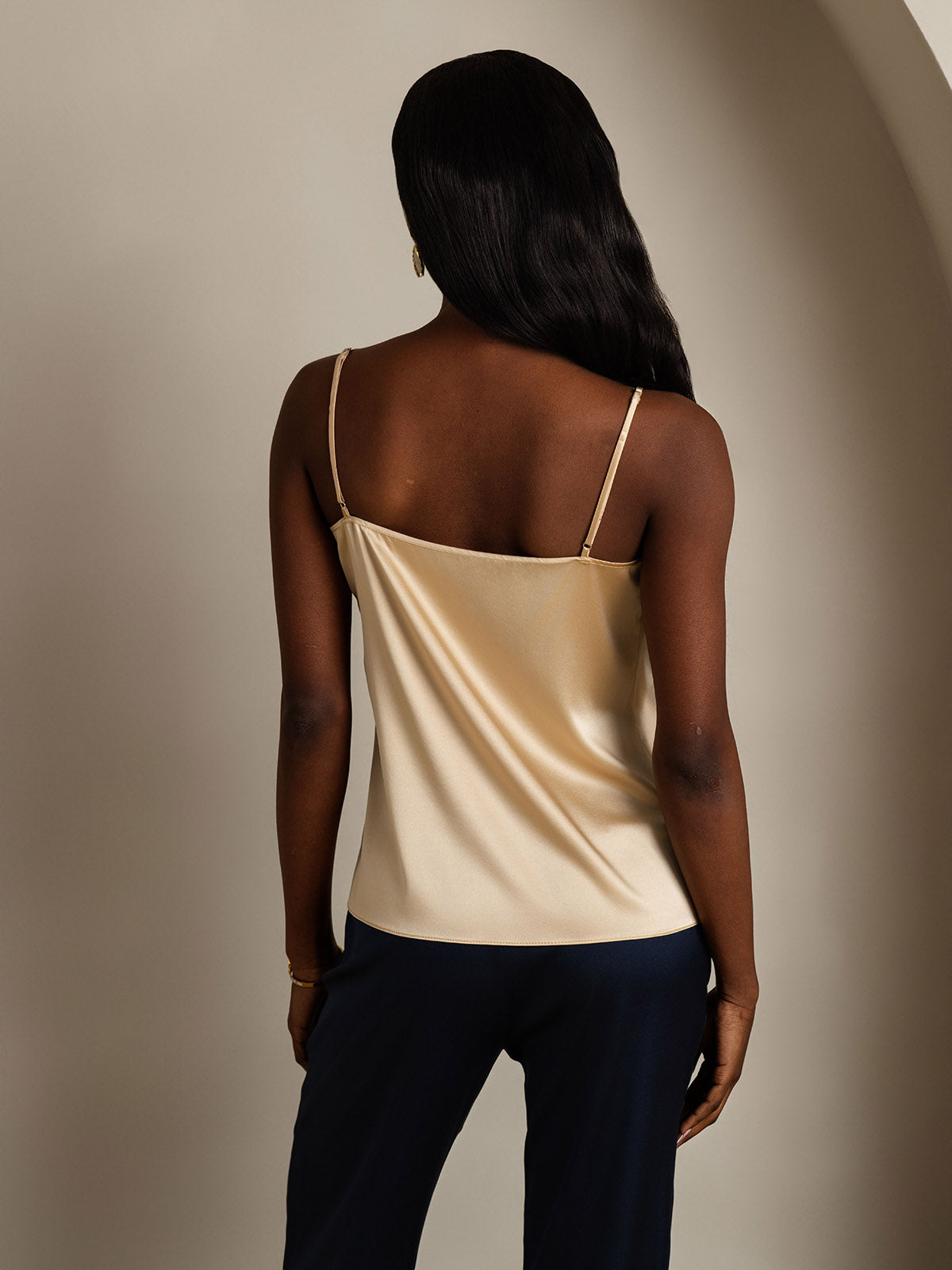 [Champagne] SilkSilky-AU 19Momme Silk Camisoles 002