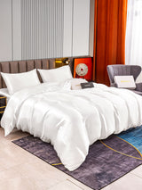 [White] SilkSilky-AU 22Momme Bedding Set 002