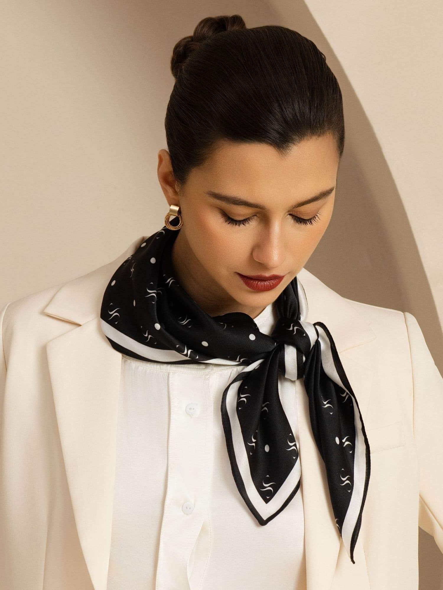 [P105] SilkSilky-AU Pure Silk Scarf 003